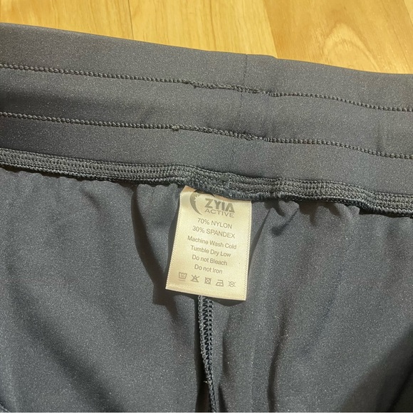 Zyia Active Navy Blue Everywhere Zipper Jogger Pants Medium Zipper - Picture 7 of 8